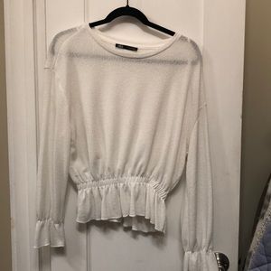 MEDIUM ZARA WHITE TOP
